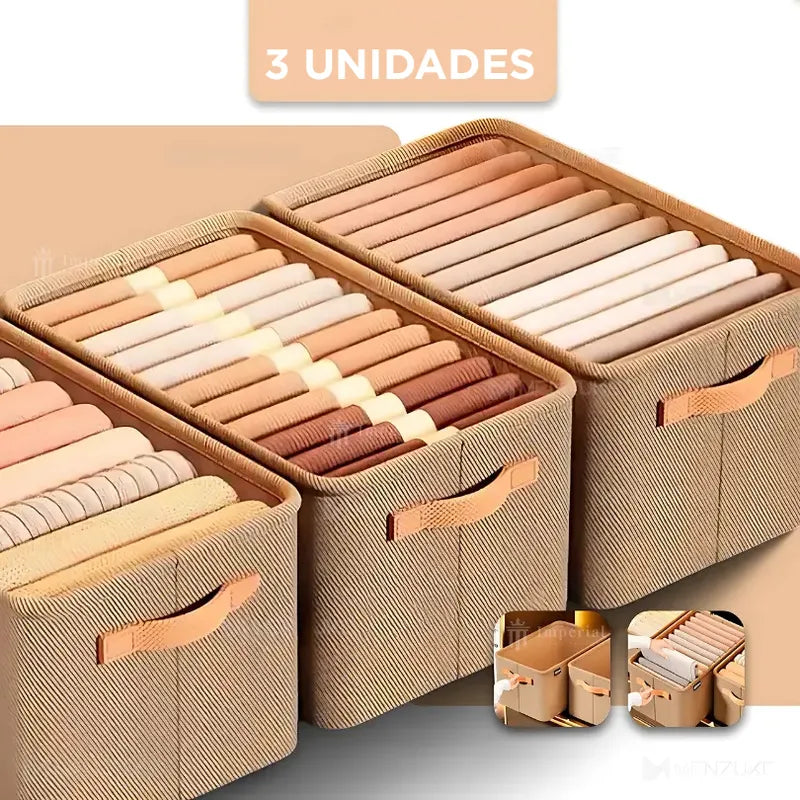 [Compre 1 Leve 3] Organizador de Roupas Dobrável Imperial Box® - Queima de Estoque! 🔥