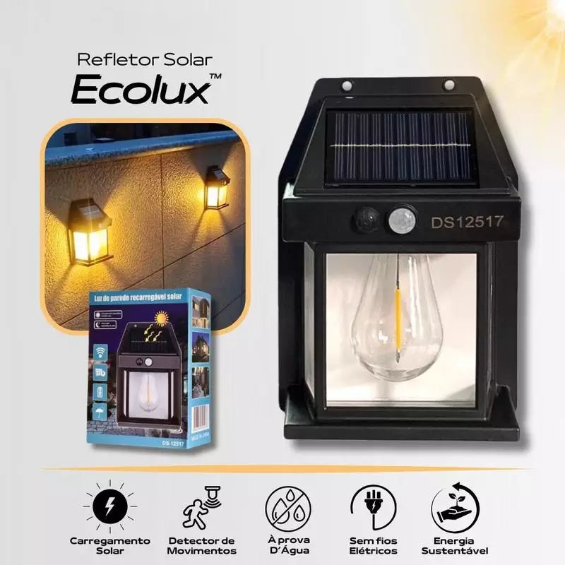 Refletor Solar Ecolux™ - Com Sensor de Movimento