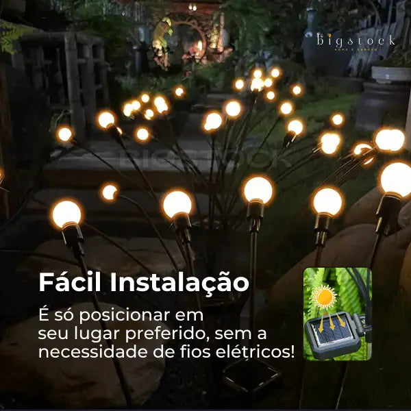 Vagalume PowerGlow - O Led Solar Encantador de Jardins