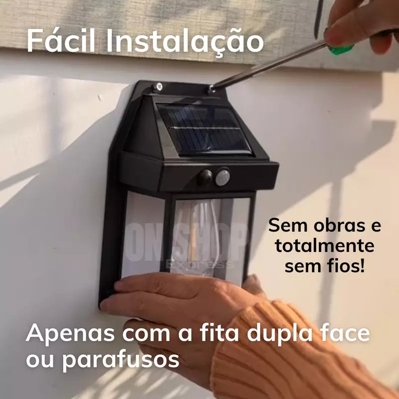 Refletor Solar Ecolux™ - Com Sensor de Movimento