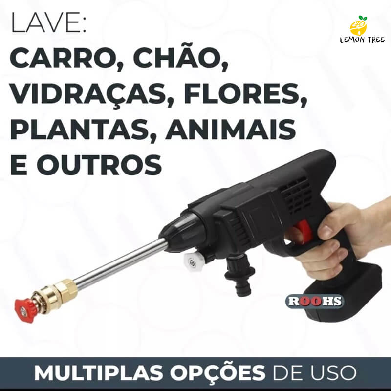 AquaBlast™ - Lavadora Alta Pressão Portátil + Maleta de Brinde