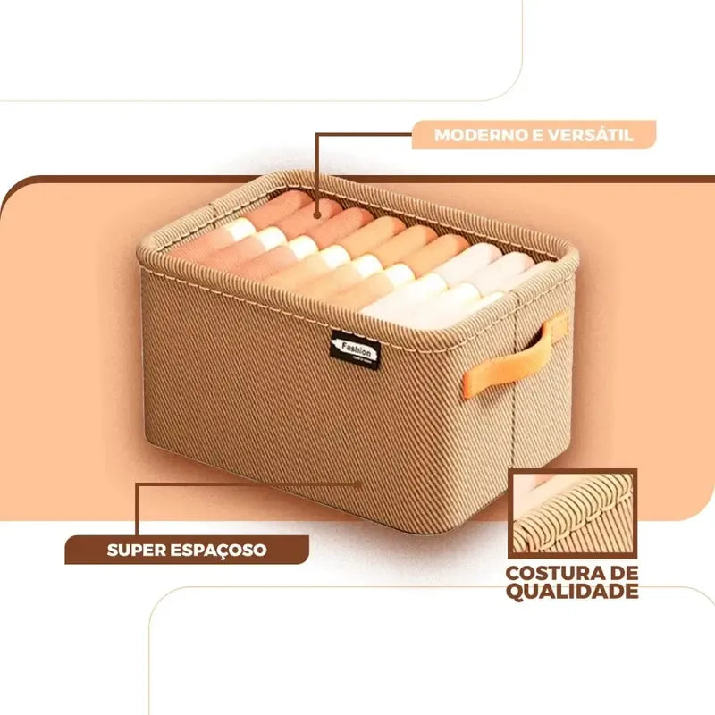 [Compre 1 Leve 3] Organizador de Roupas Dobrável Imperial Box® - Queima de Estoque! 🔥